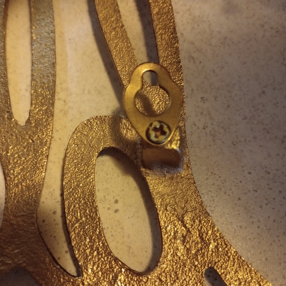 Wall Decor. Word Art. Gold. Iron. 13x5 in. - Picture 5 of 5